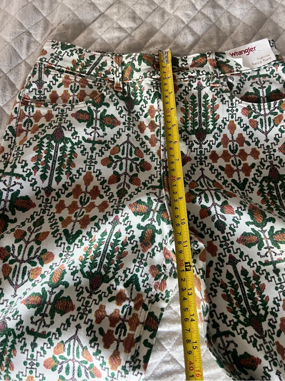 Wrangler Viral Boho Cowgirl Jeans, Western, Carnival, Cottage Farm Core, Y2k - Picture 7 of 14